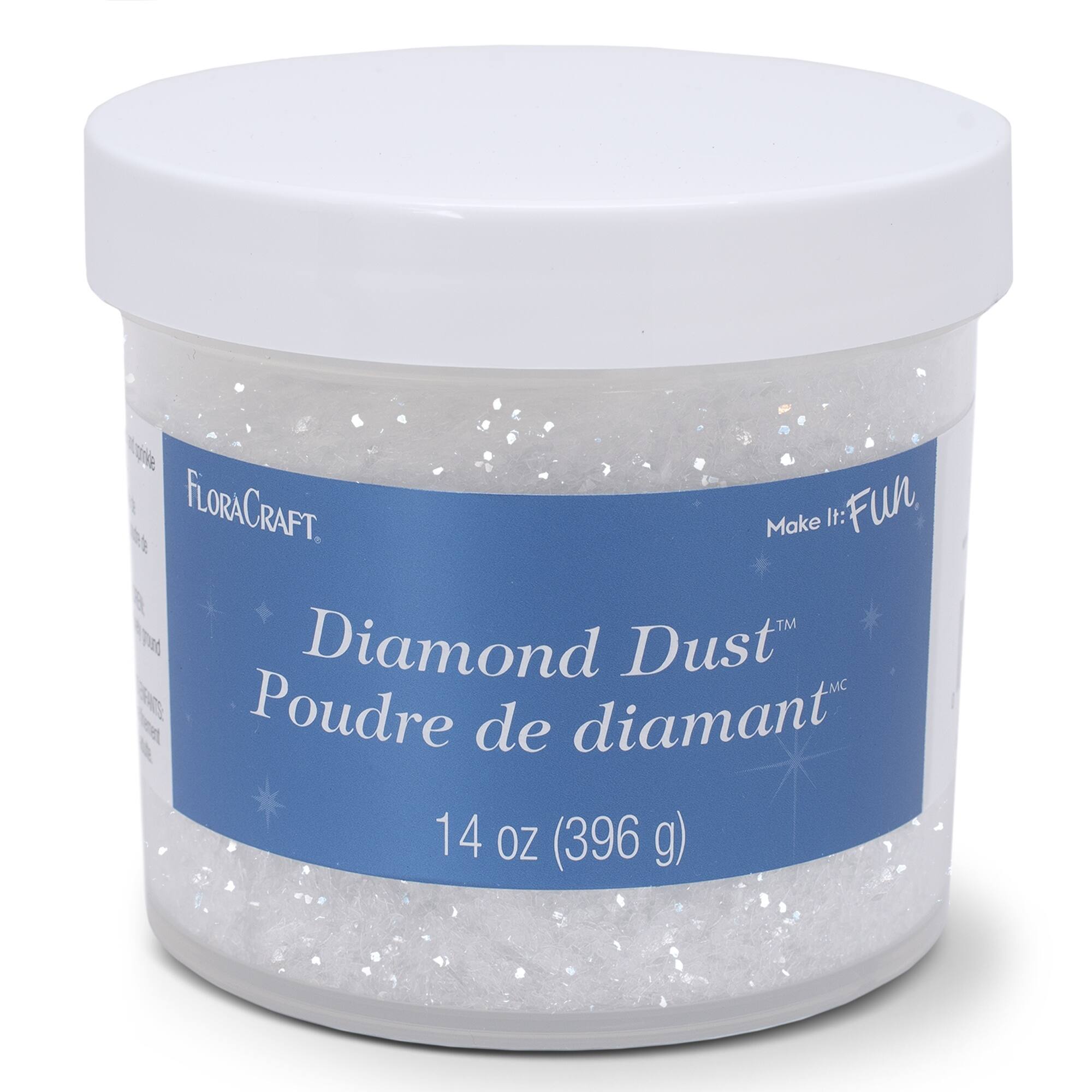 FloraCraft® Clear Glass Diamond Dust Glitter